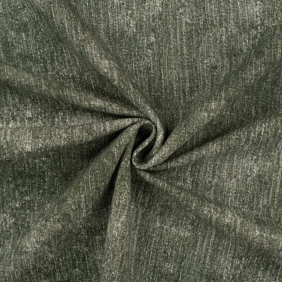 ARMY GREEN JEANS EFFECT FRENCH TERRY LOOP BACK PER METRE