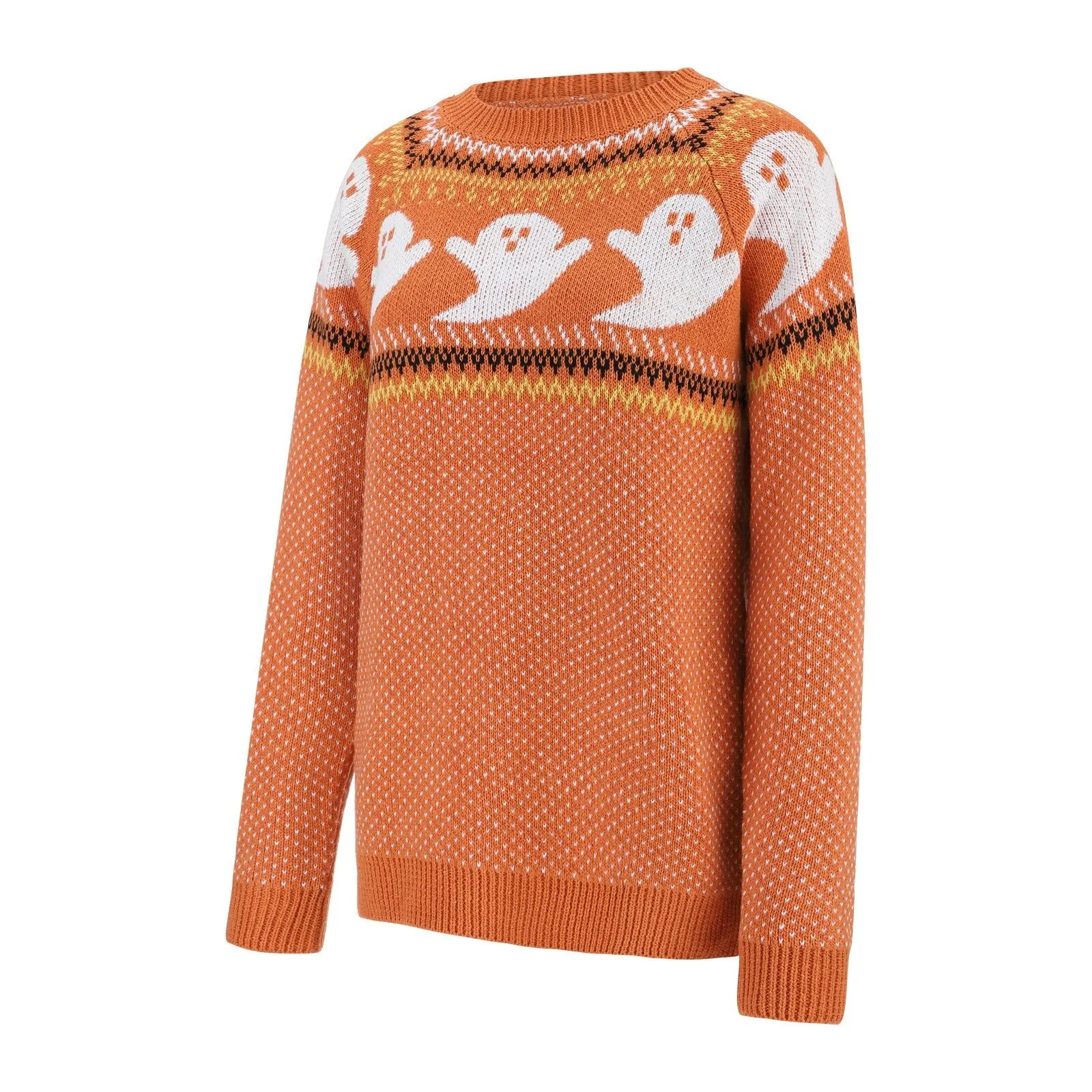 Ashore Shop Womens Halloween Knitted Autumn Pullover Sweater Long Sleeve