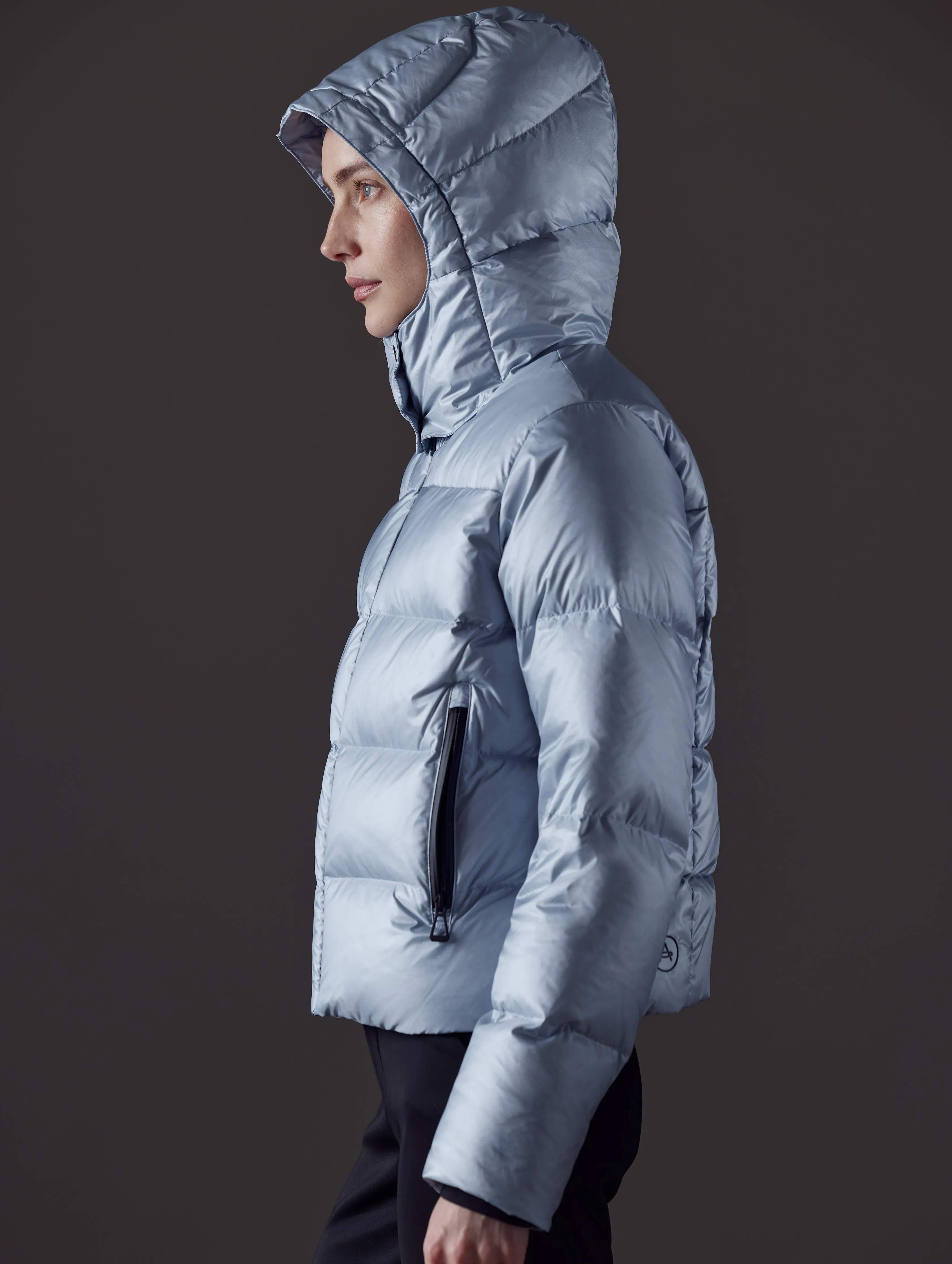 Aura Puffer Jacket - Flight Blue