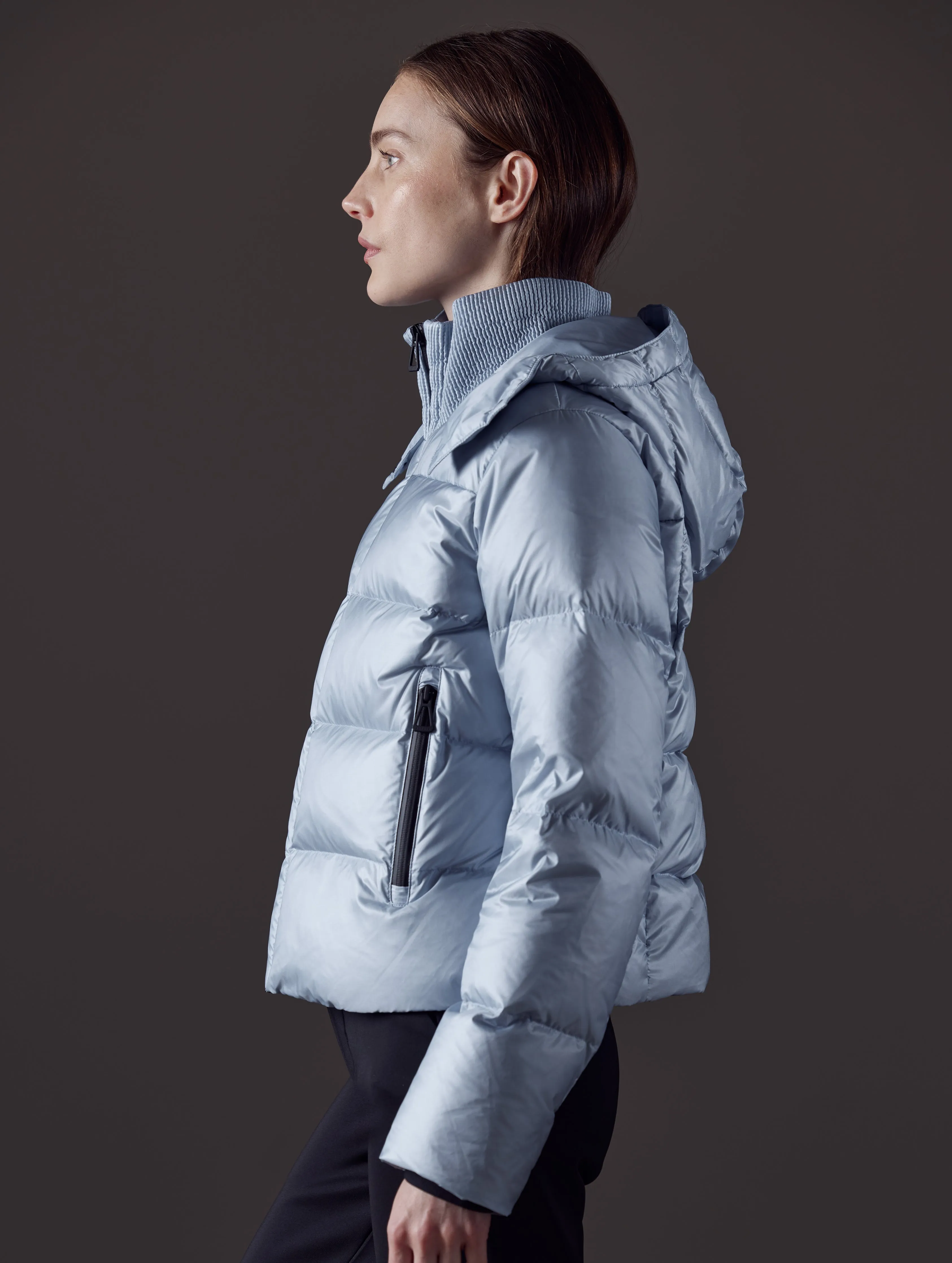 Aura Puffer Jacket - Flight Blue