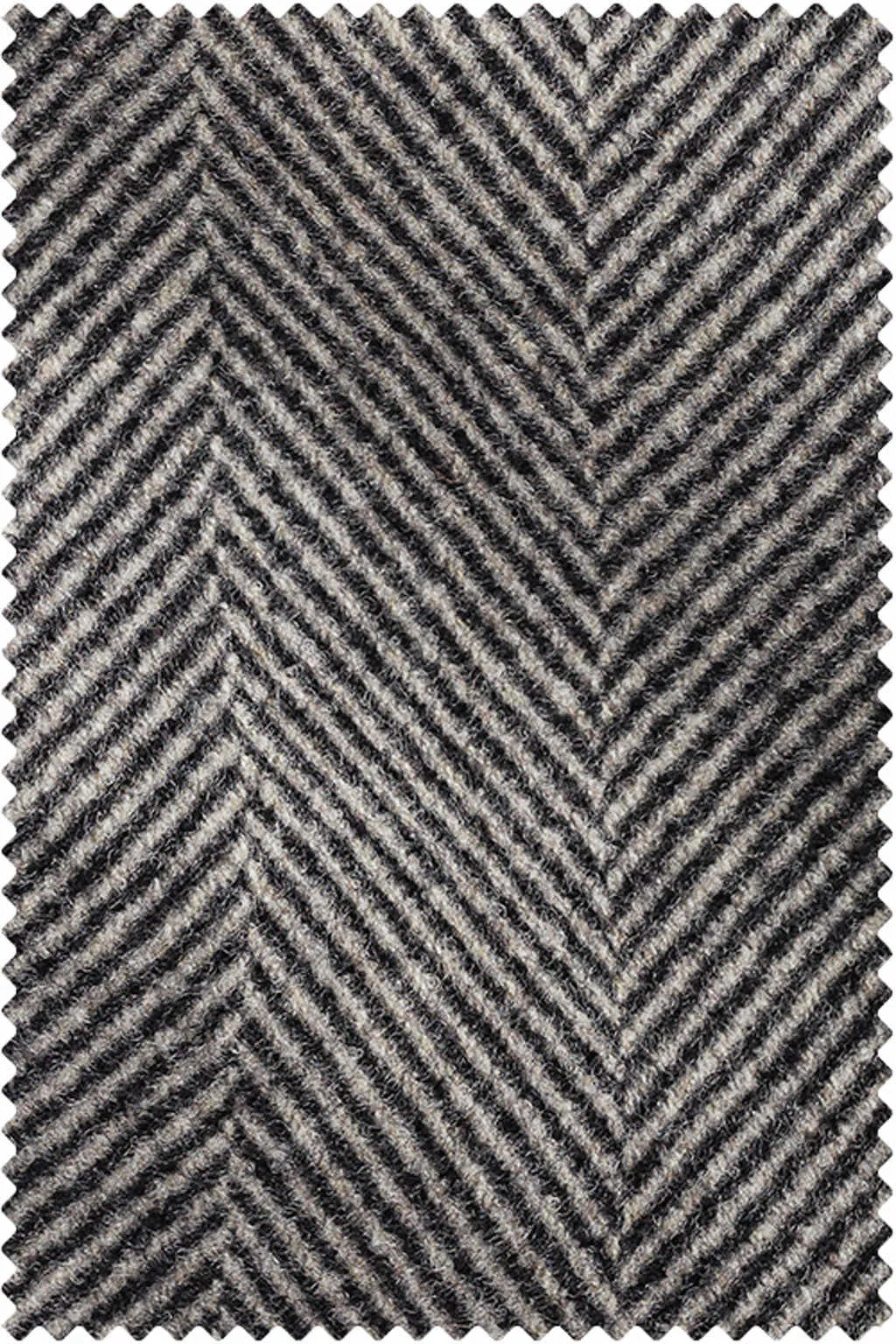 Black Beige Herringbone