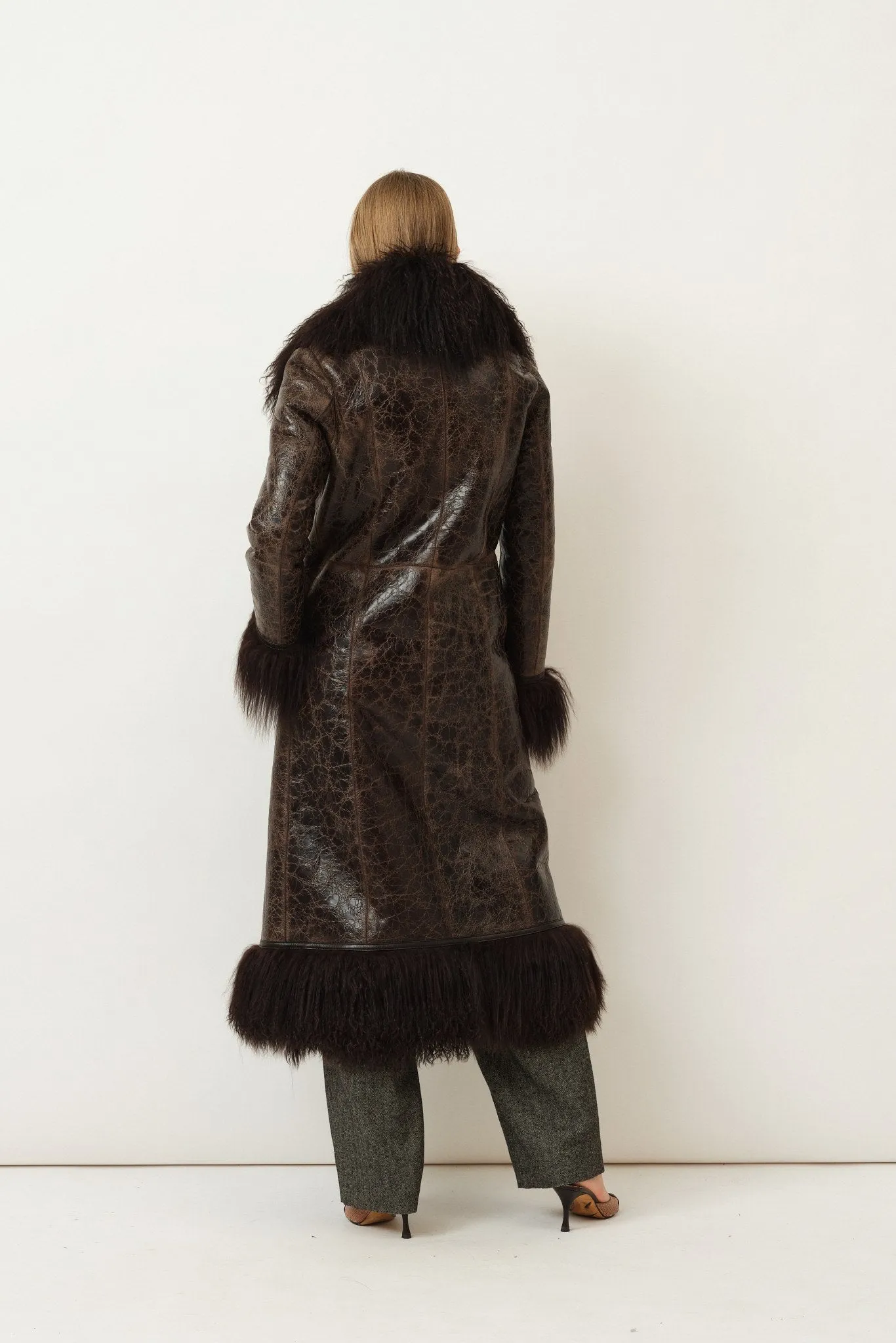 Bonna Coat — Distressed Brown