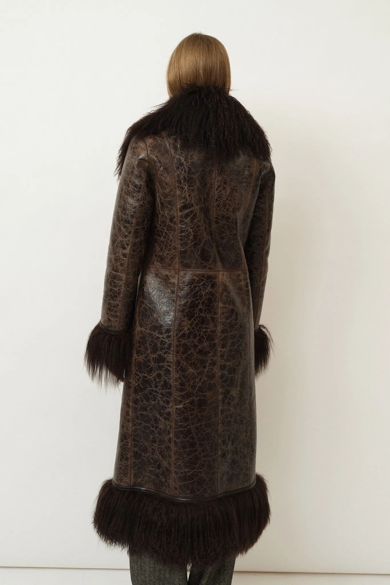 Bonna Coat — Distressed Brown