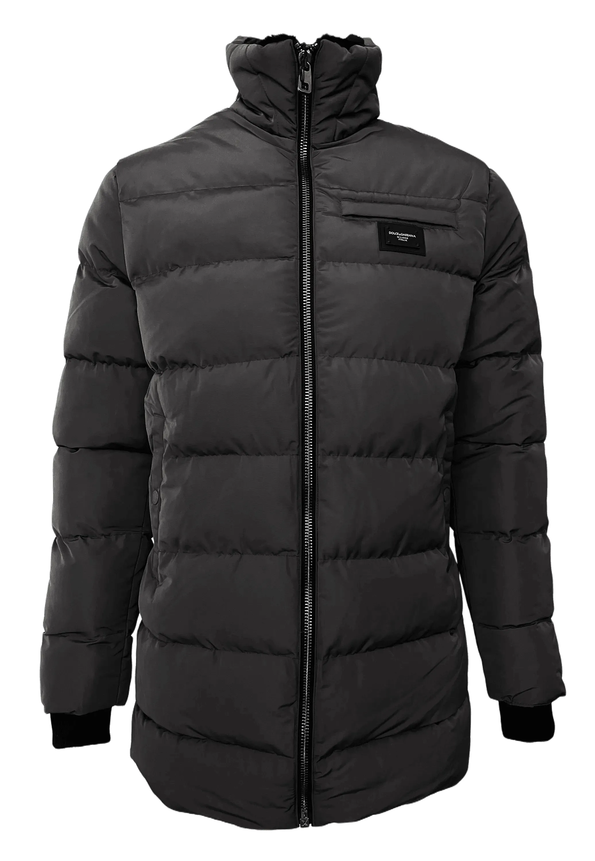 Dolce & Gabbana Puffer Jackets In Grey