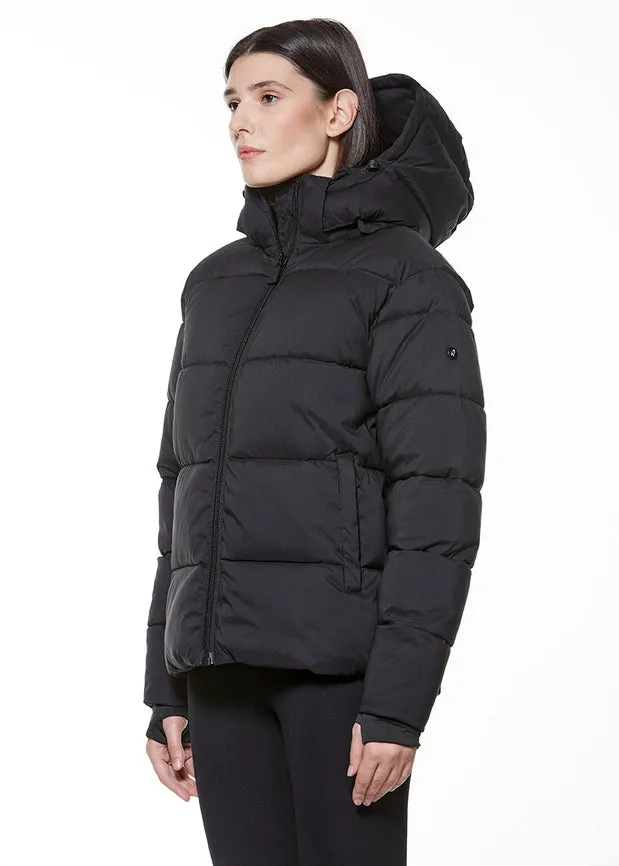 Eloise Puffer Short Jacket Black