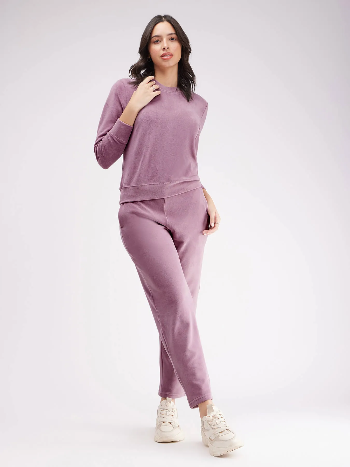 Fleece Tracksuit - Lilac