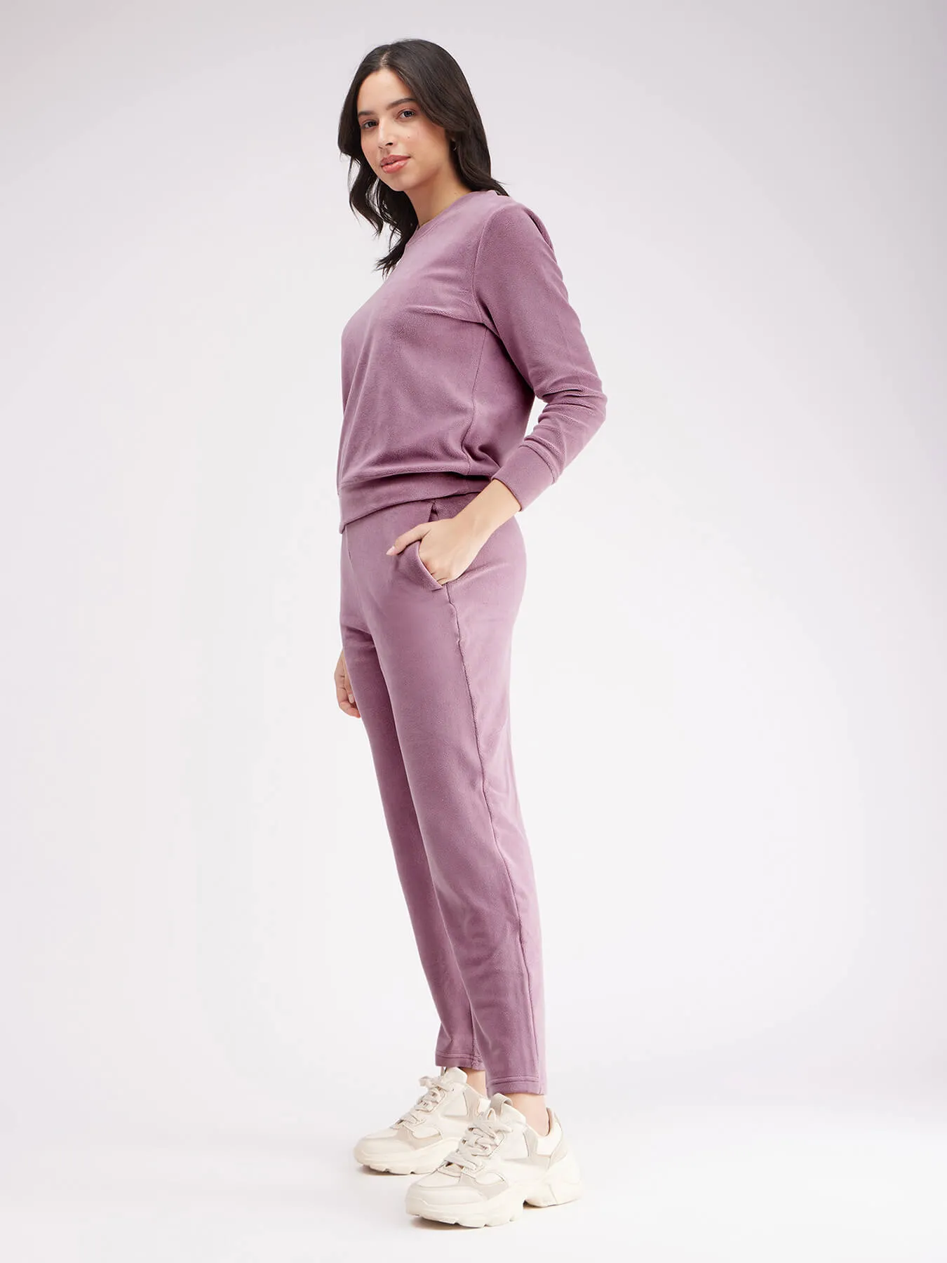 Fleece Tracksuit - Lilac