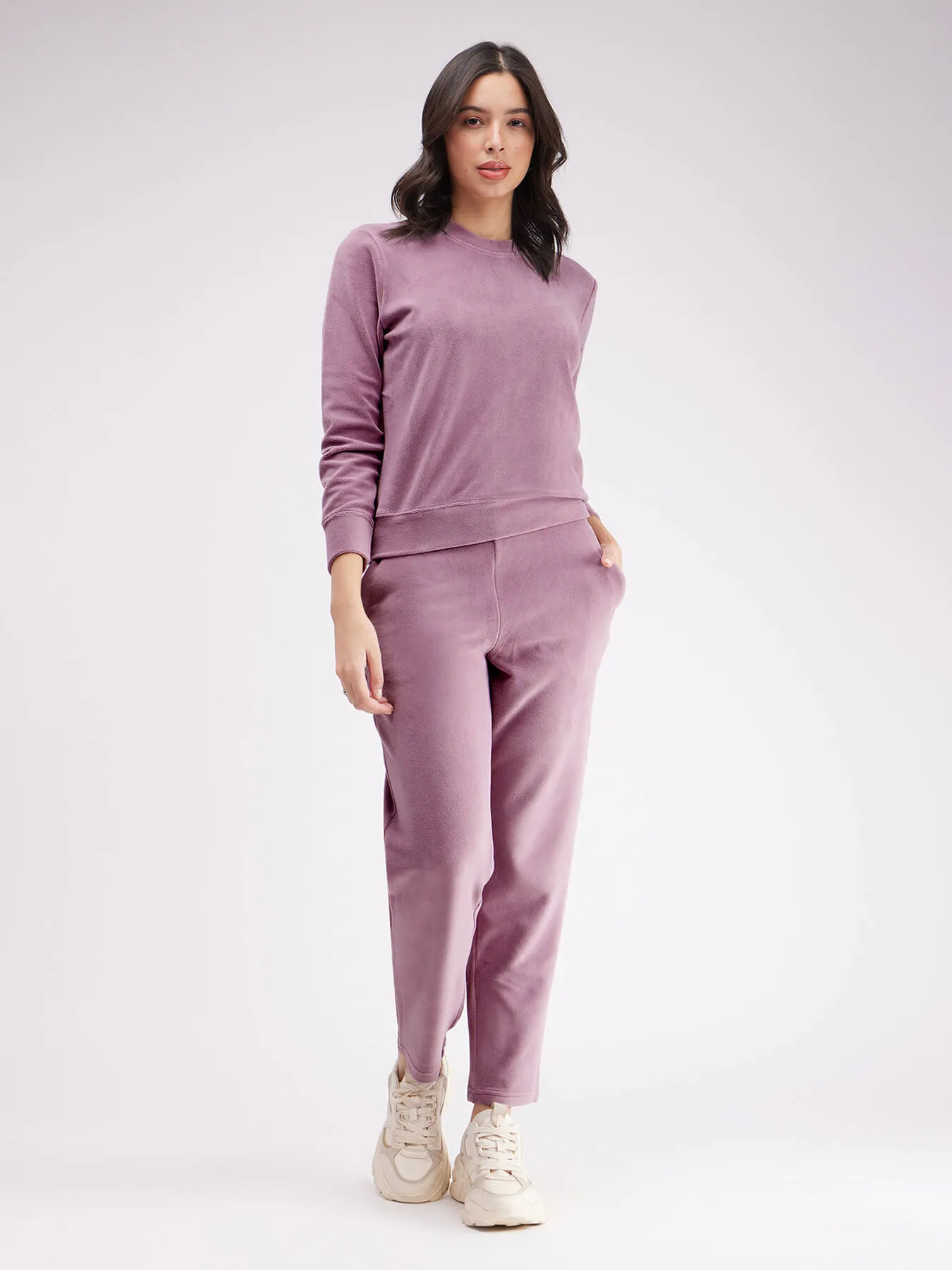 Fleece Tracksuit - Lilac