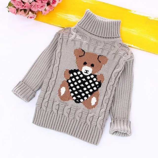 High collar Pullovers Turtleneck Warm Thick Sweaters