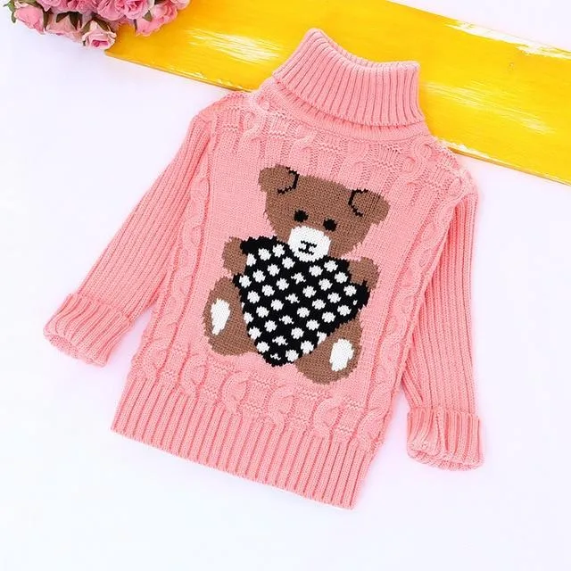 High collar Pullovers Turtleneck Warm Thick Sweaters