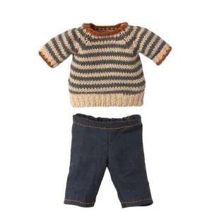 MAILEG - CLOTHING: SHIRT & PANTS FOR TEDDY DAD