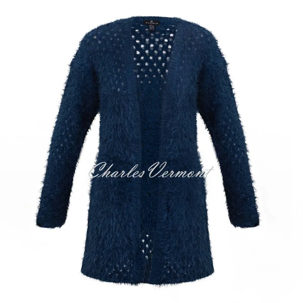 Marble Cardigan - Style 6331-170 (Marine Blue)