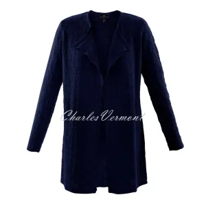 Marble Longline Cardigan – Style 6001-103 (Navy)