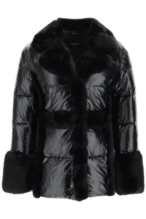 Marciano By Guess Puffer Jacket With Faux Fur Details