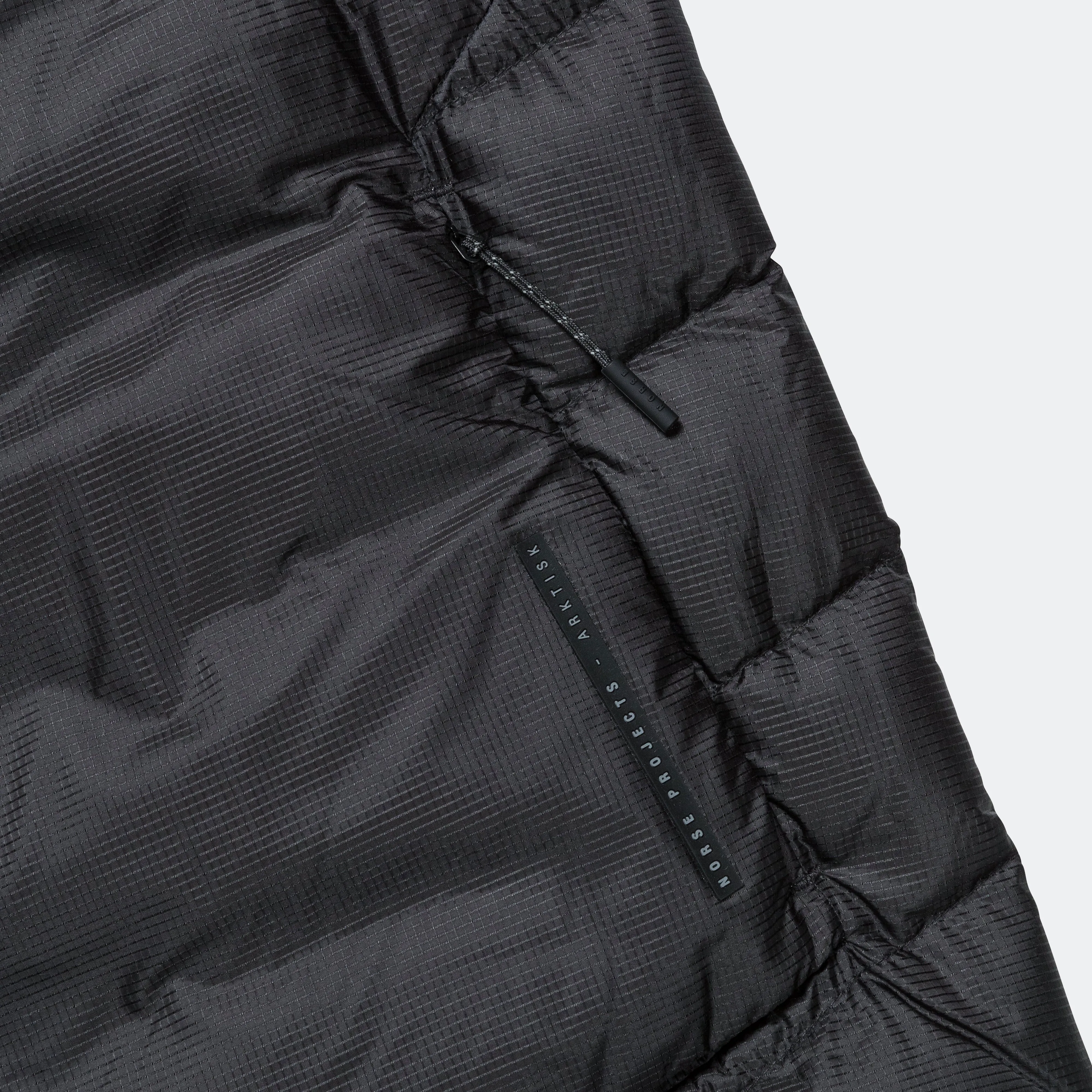 Pasmo Rip Hooded Down Gilet - Black