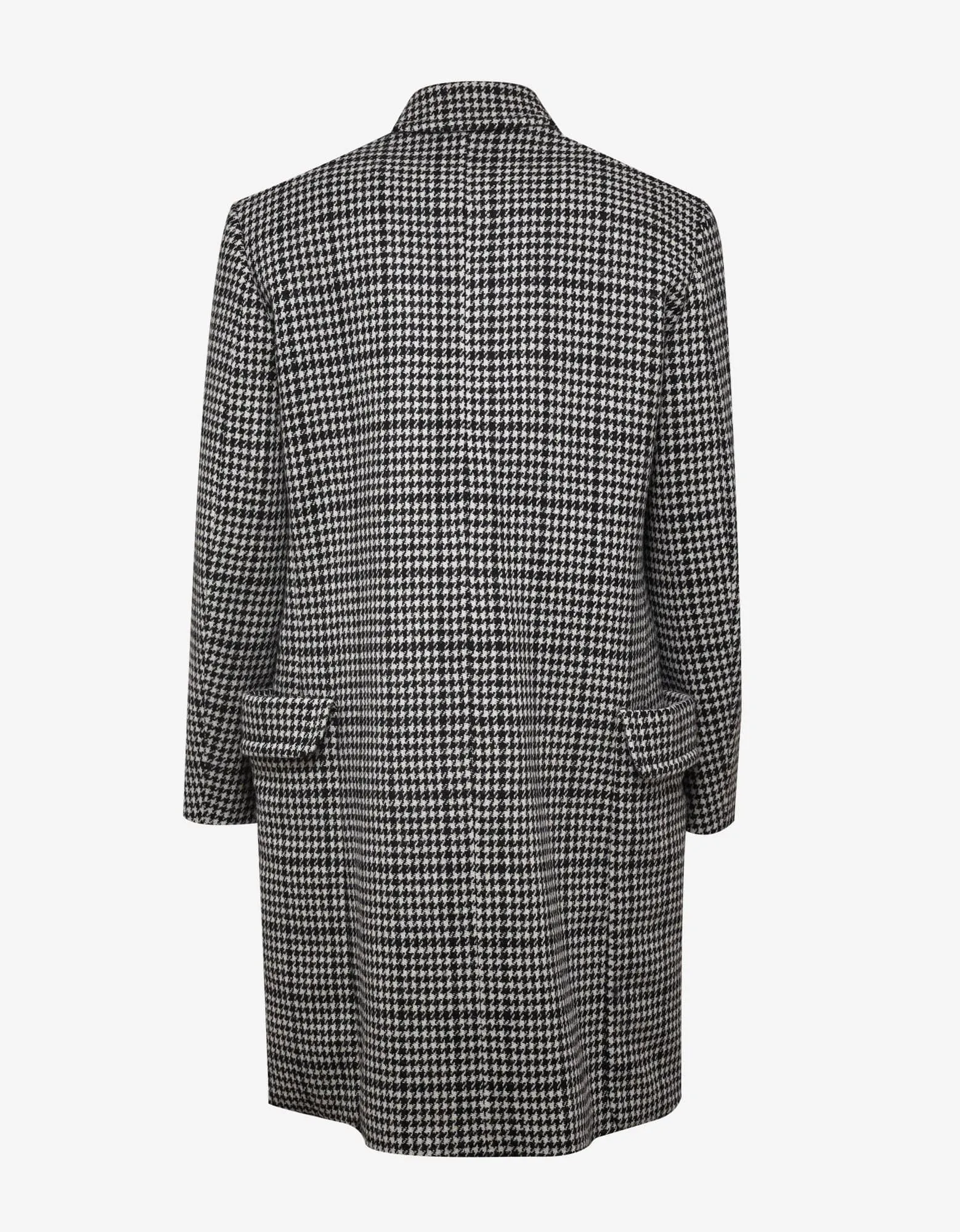 Raf Simons Houndstooth Check Wool Coat