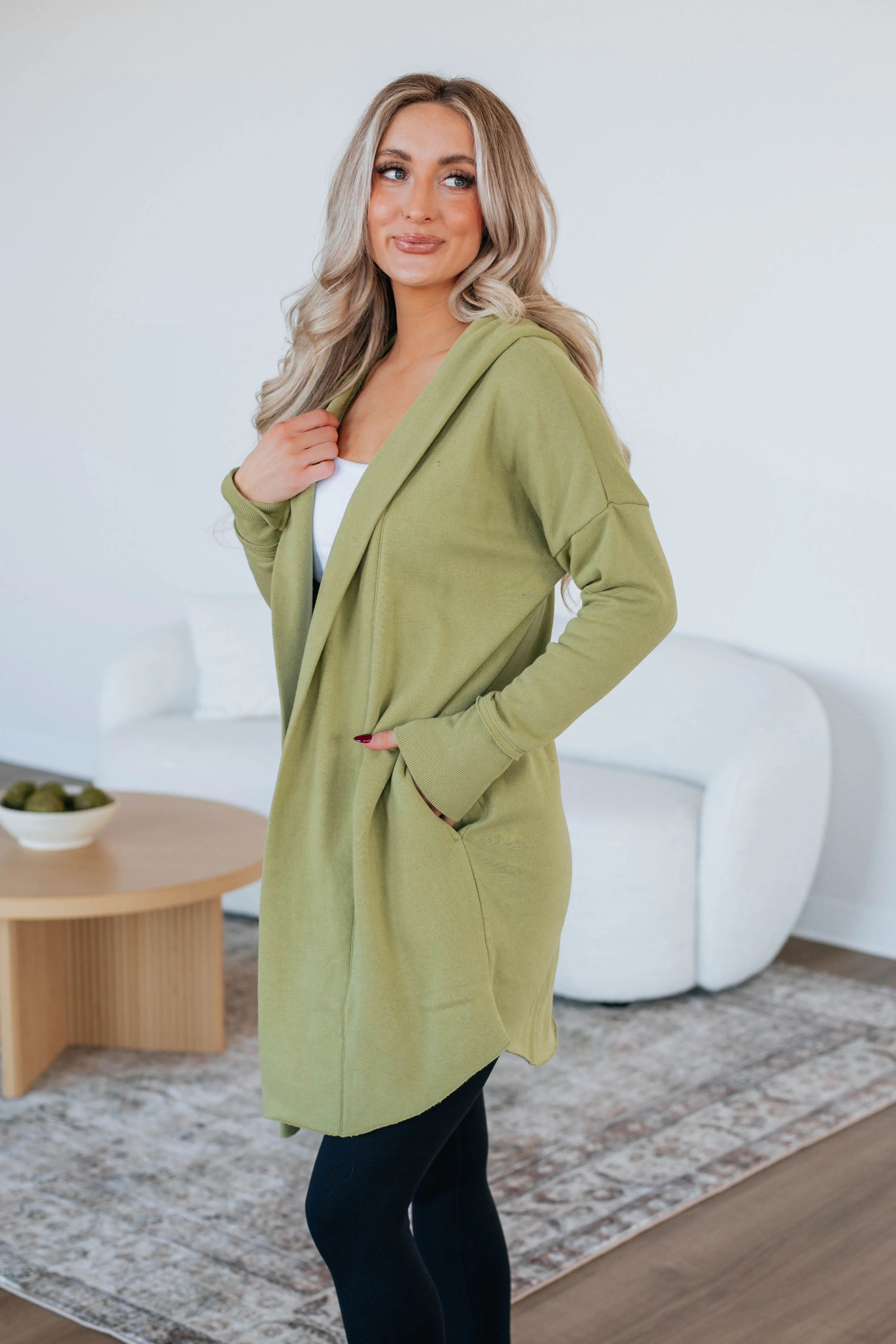 Rebekah Cardigan - Avocado