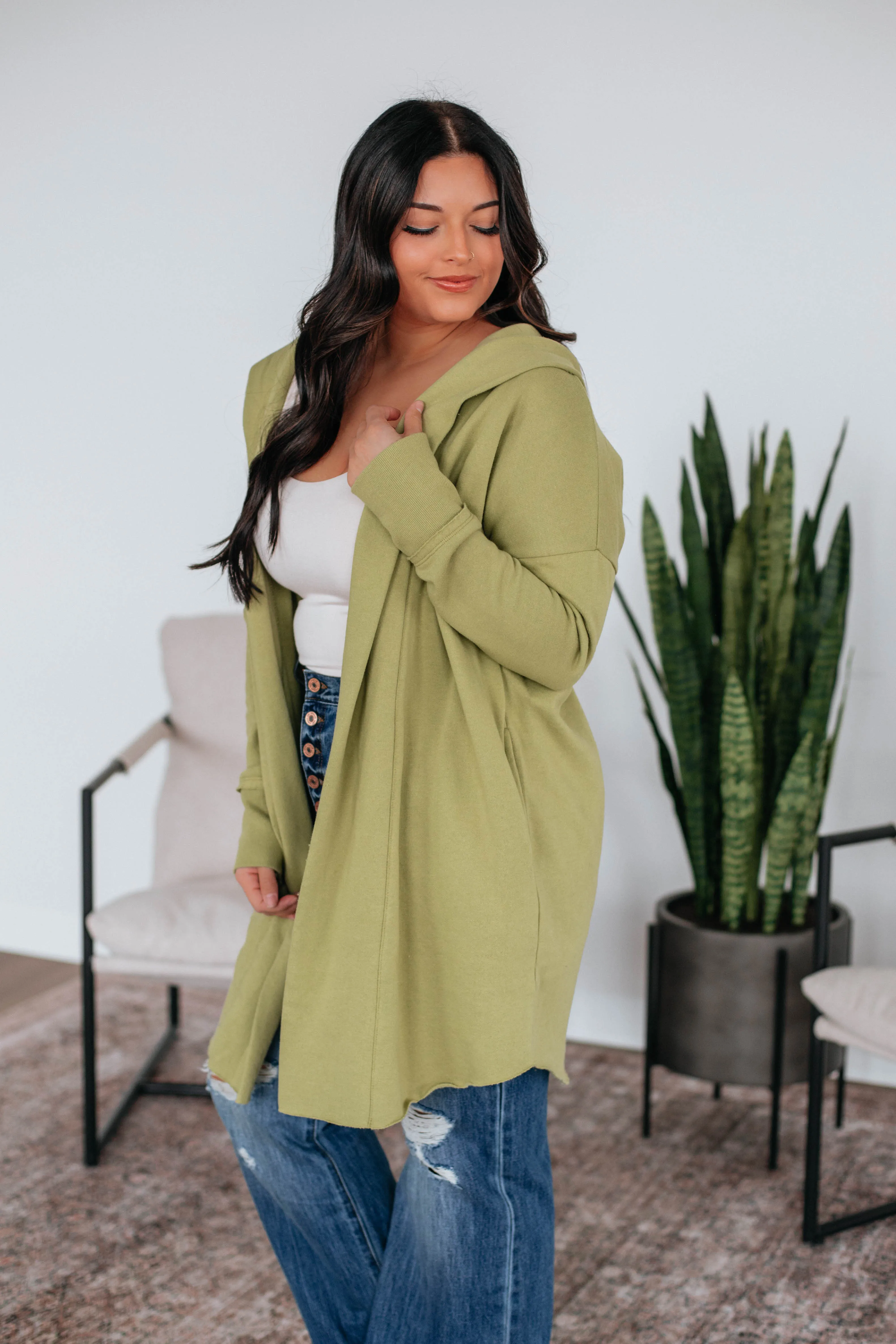 Rebekah Cardigan - Avocado