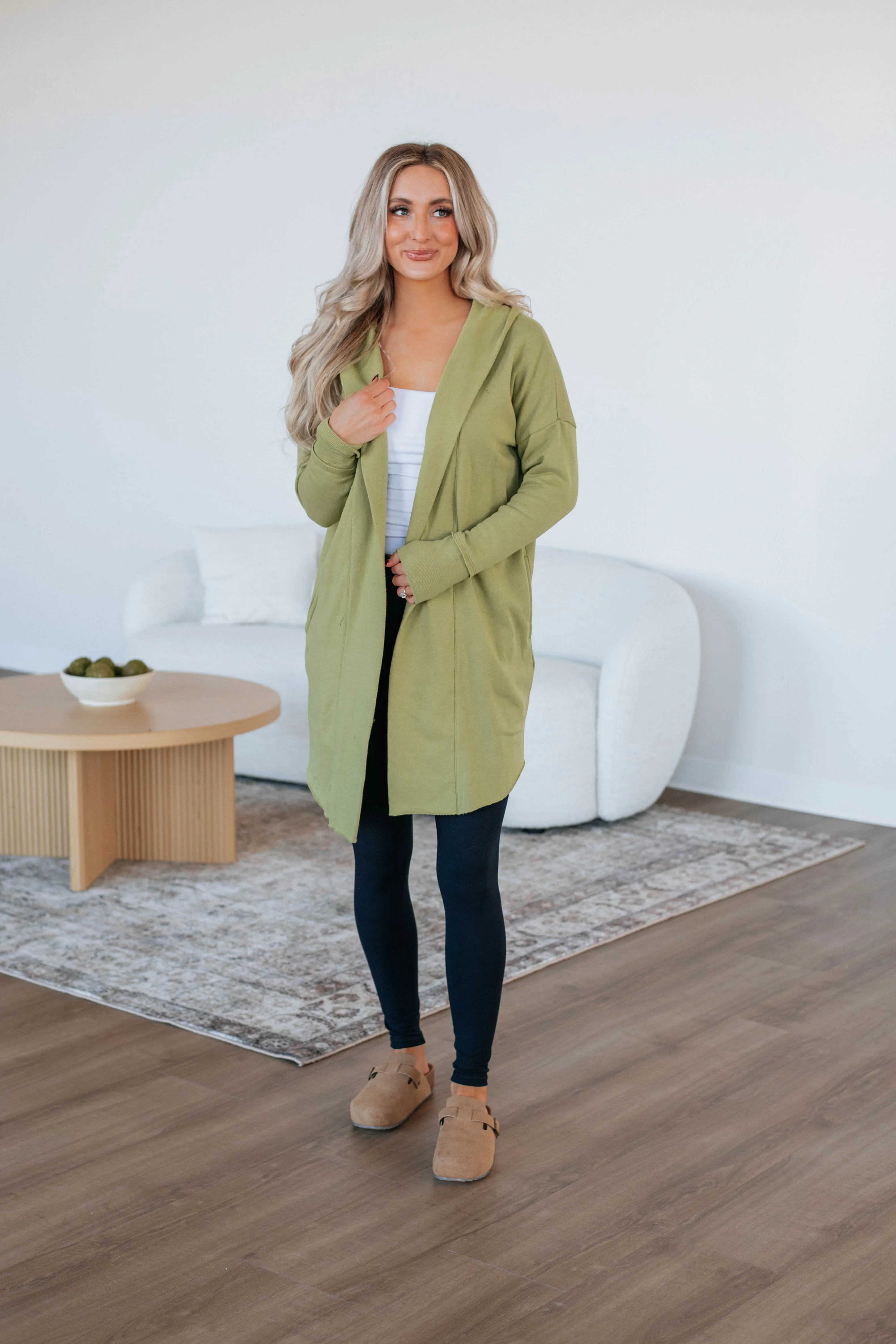 Rebekah Cardigan - Avocado