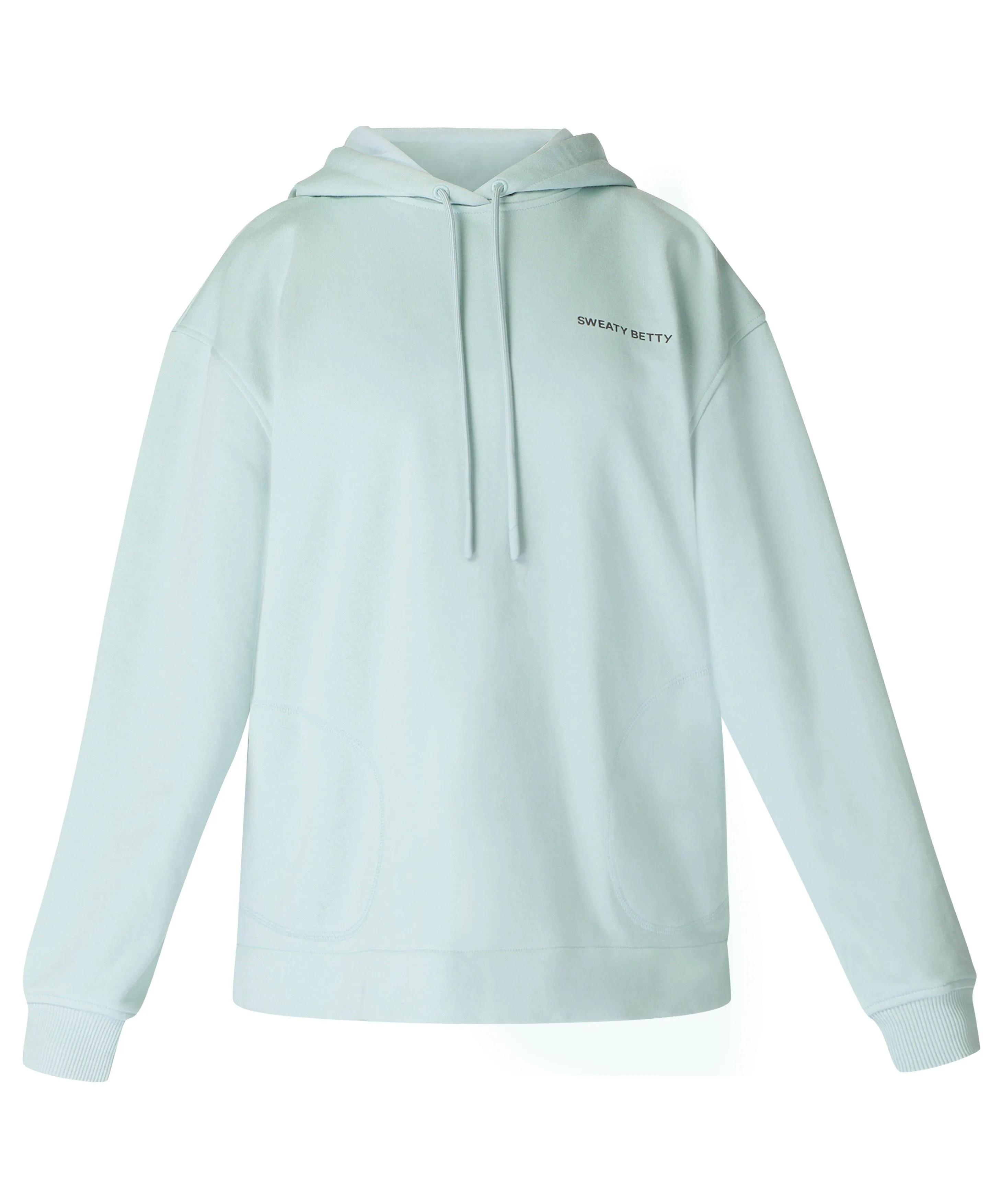 Revive Longline Hoody Sb9913 Muted-Teal-Blue