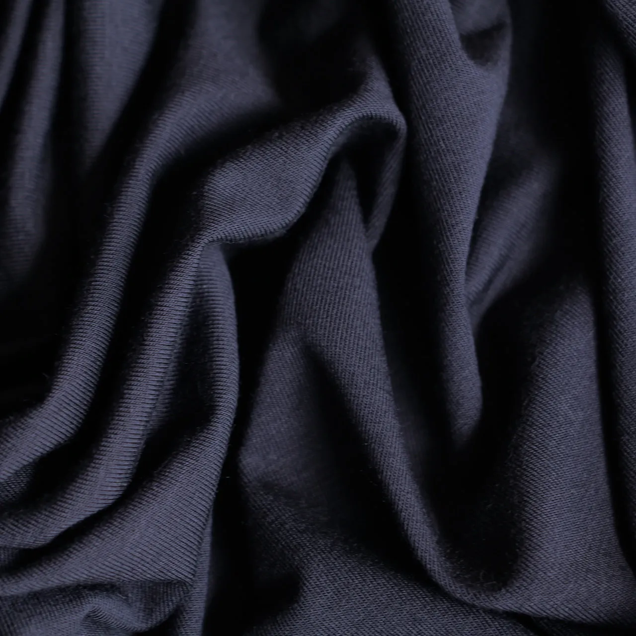 Suto Navy Greenwarm Viscose Jersey