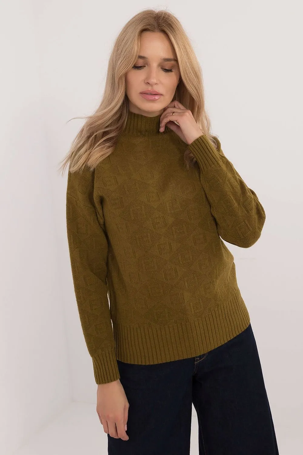 Textured Warmth Casual Jumper