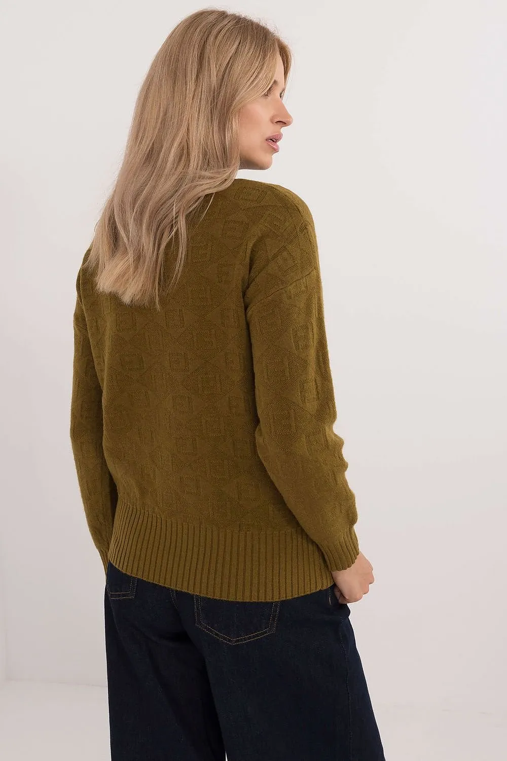 Textured Warmth Casual Jumper