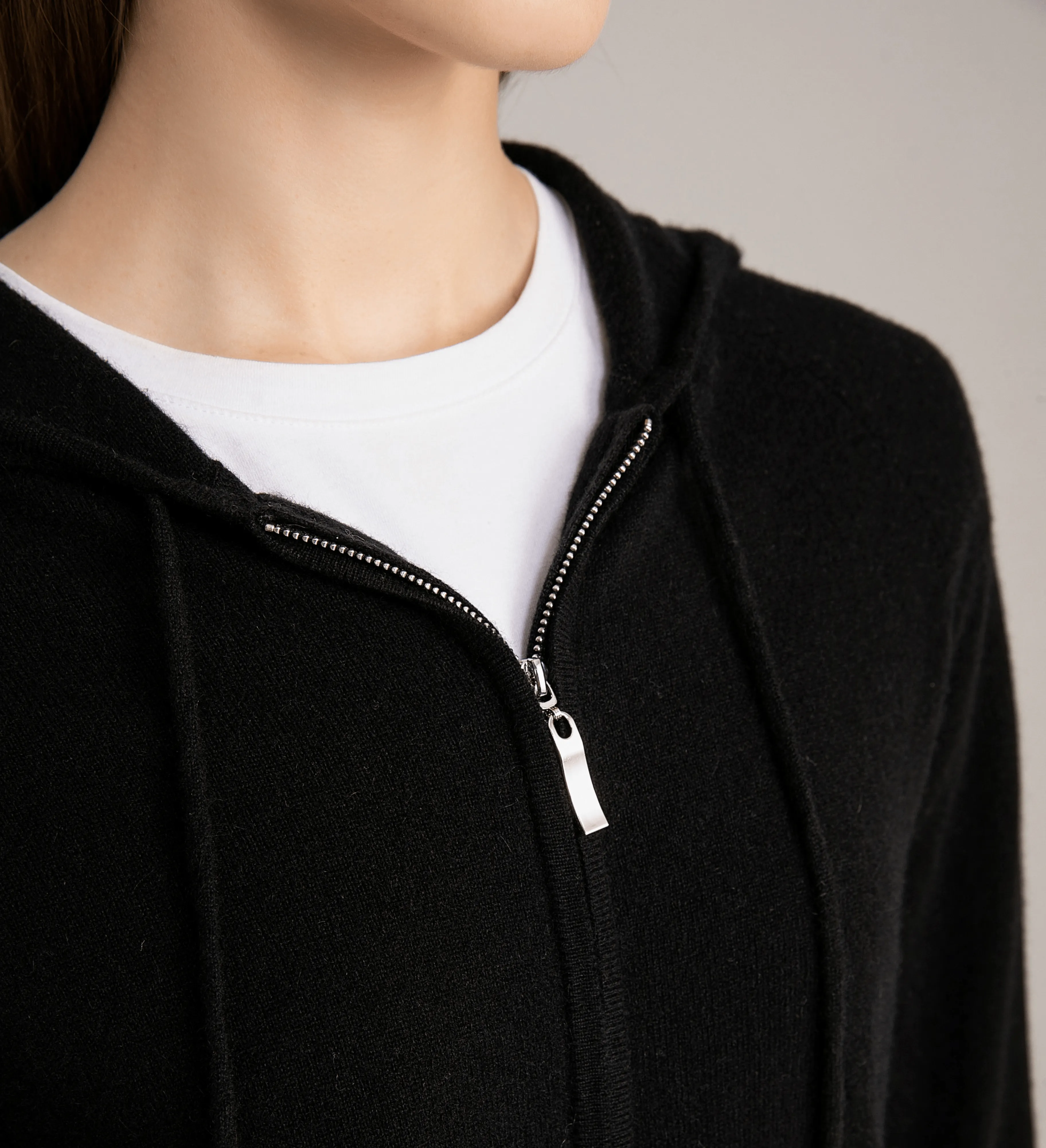 The Full Zip Cashmere Hoodie