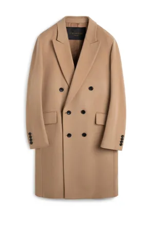 THOMAS WOOL & CASHMERE CAMEL OVERCOAT