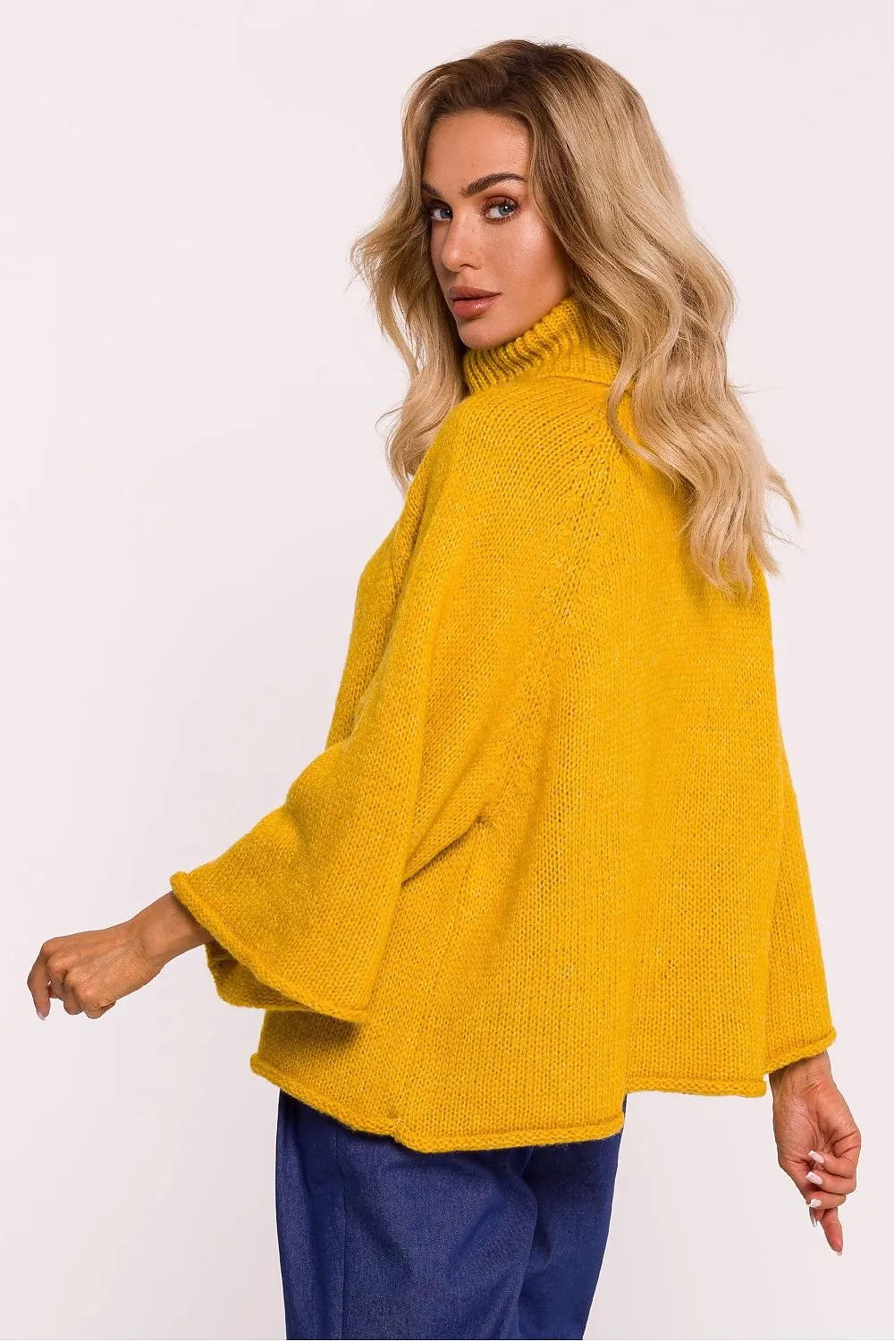 Warmth & Whimsy 7/8 Sleeve Turtleneck Sweater